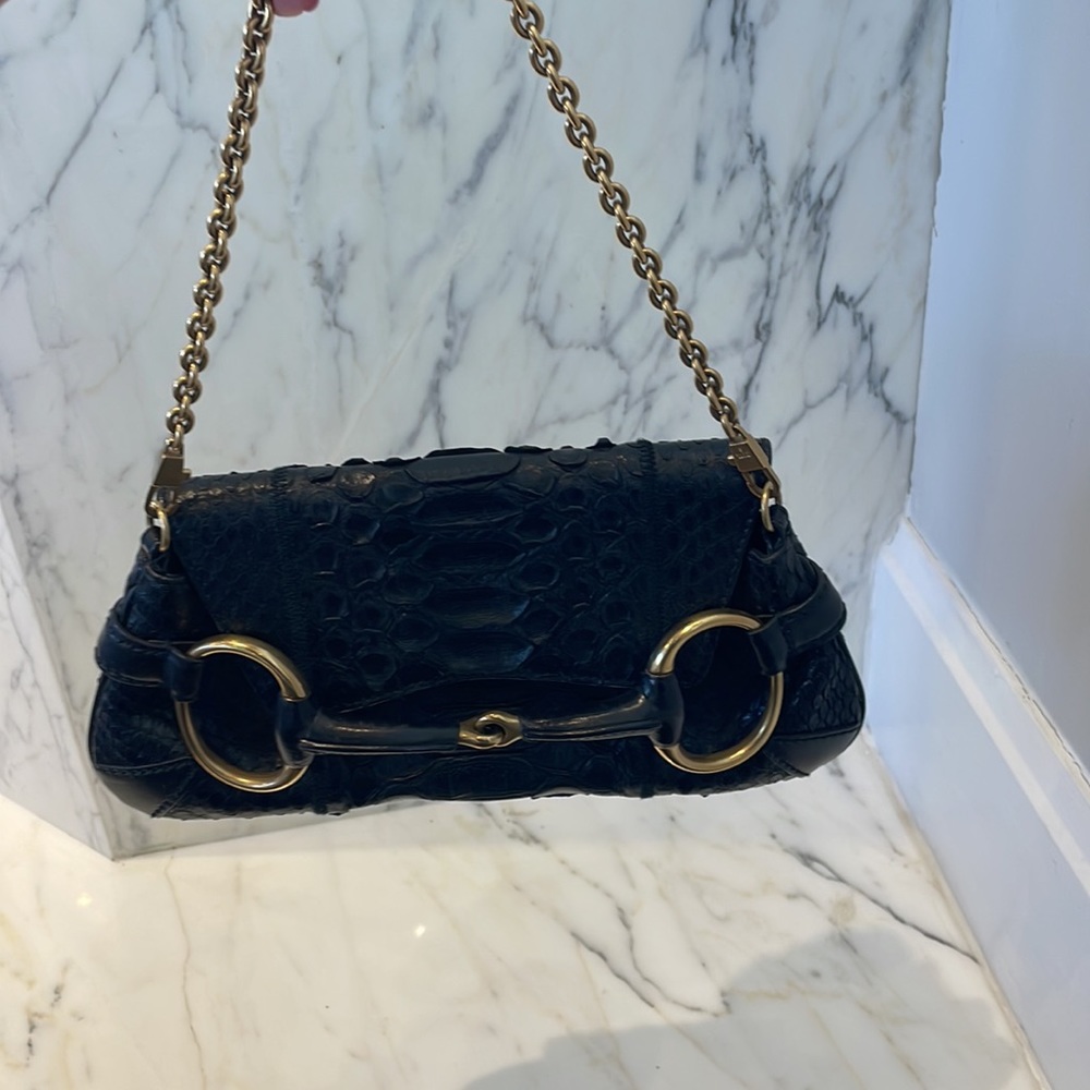 Authentic Python Gucci Evening Bag! - image 2